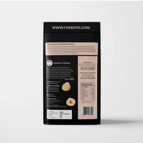 THE BOYO Roasted Hazelnut Himalayan Pink Salted - Hazelnuts for Health, Immunity, Home Recipes and Snacks, 150g