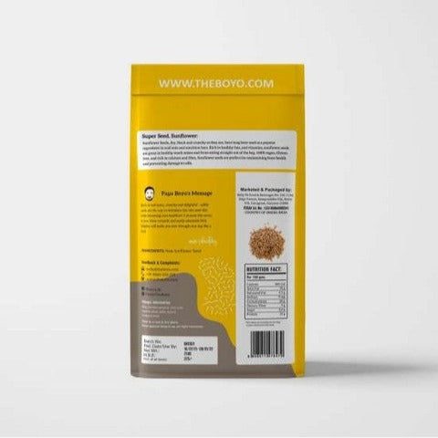 THE BOYO Raw Sunflower Seed 500g - Protein and Fiber Rich Superfood