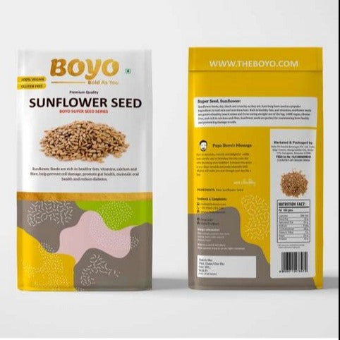 THE BOYO Raw Sunflower Seed 500g - Protein and Fiber Rich Superfood