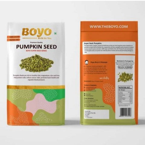 THE BOYO Raw Pumpkin Seed 500g for Weight Loss & Healthy Skin - 100% Gluten Free