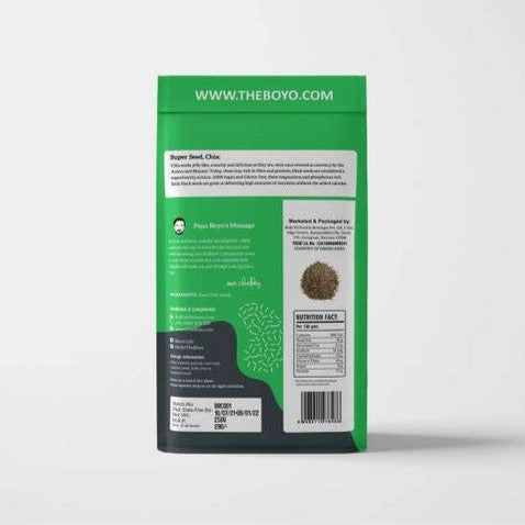 THE BOYO Raw Chia Seed Calcium Rich Healthy Food, 250gm