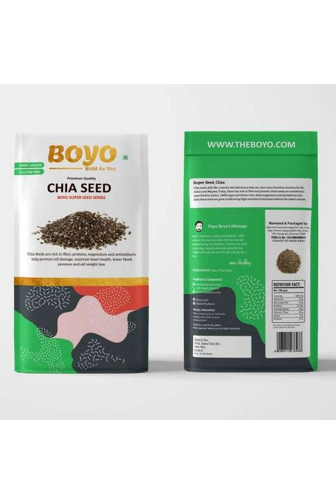 THE BOYO Raw Chia Seed Calcium Rich Healthy Food, 250gm