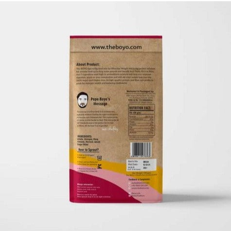 THE BOYO Sprouting Seed Mix for Effective Weight Loss 400g - Mung, Fenugreek, Raddish, Adzuki, Black Lentil, Finger Millet, Moth