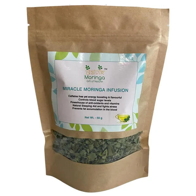 Daivik Moringa Miracle Moringa Powder | 100% Natural | Immunity Booster, Anti Aging, Anti Oxidant | 120 gms