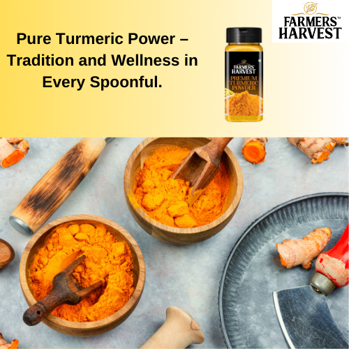 Farmers Harvest Premium Kitchen King Masala Powder, Sambar Powder, Coriander Powder and Turmeric Powder