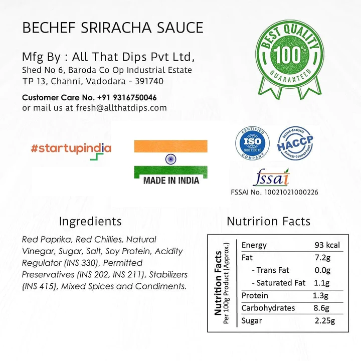 All That Dips - Sriracha Sauce