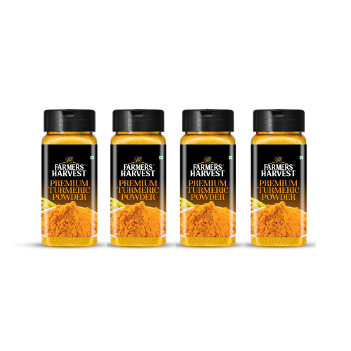 Farmers Harvest Premium Kitchen King Masala Powder, Sambar Powder, Coriander Powder and Turmeric Powder