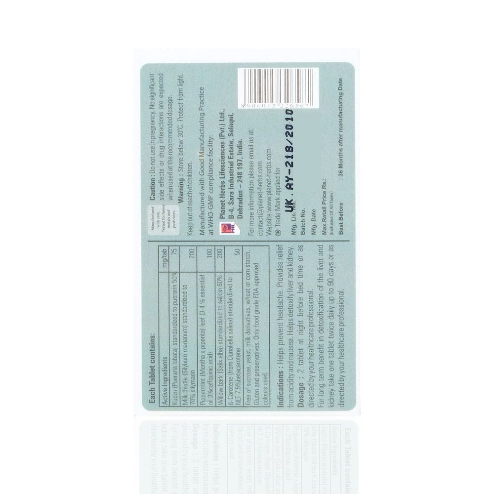 PHL X-Hangover Tablets (6 Tablets)