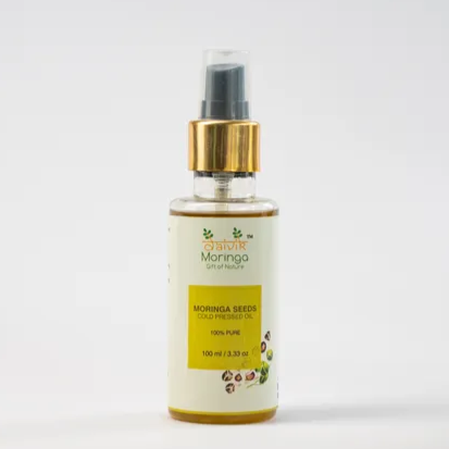 Daivik Moringa Seeds Cold Pressed Oil | 100% Natural | Hair Growth & Skin Care | 100 ml
