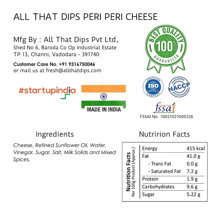 All That Dips - Peri Peri - Cheese