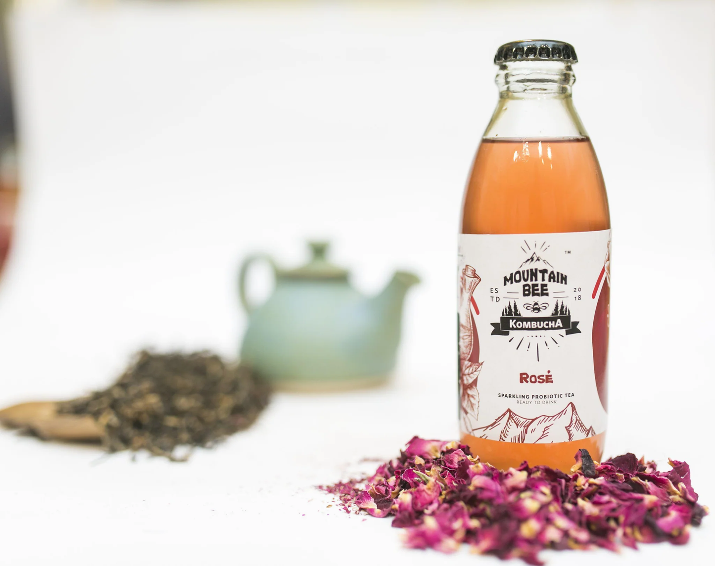 Mountain Bee Kombucha - Rose (Pack of 6)