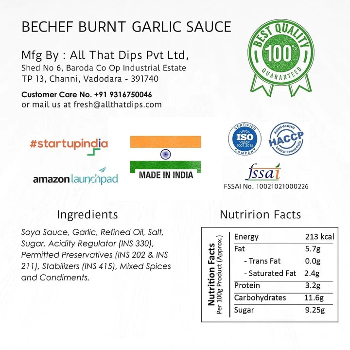 All That Dips - Burnt Garlic Sauce