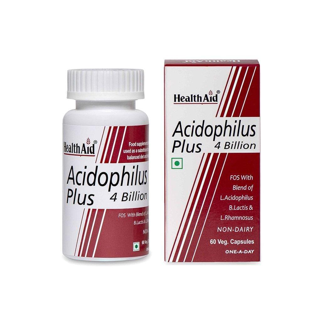 HealthAid - Acidophilus Plus 4 Billion-60 Capsules