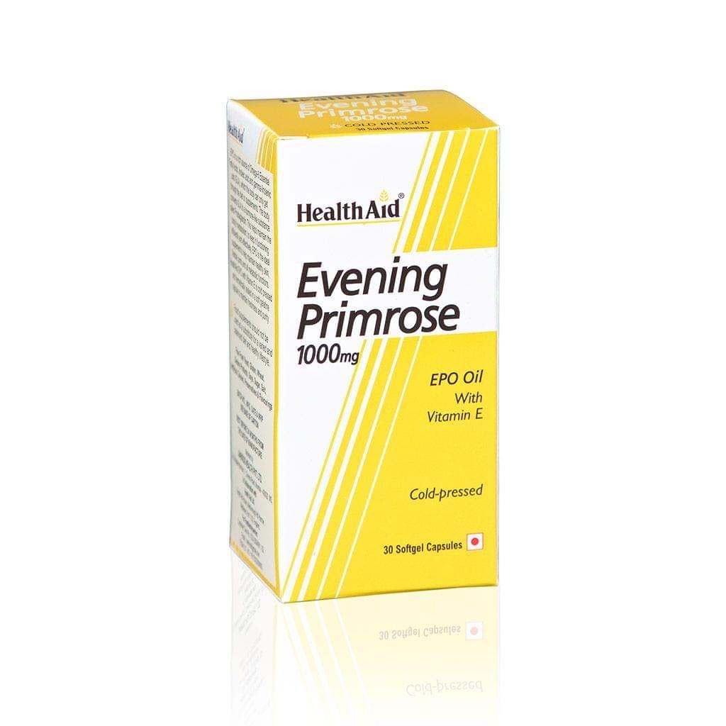 HealthAid - Evening Primrose Oil 1000mg With Vitamin E -30 Capsules