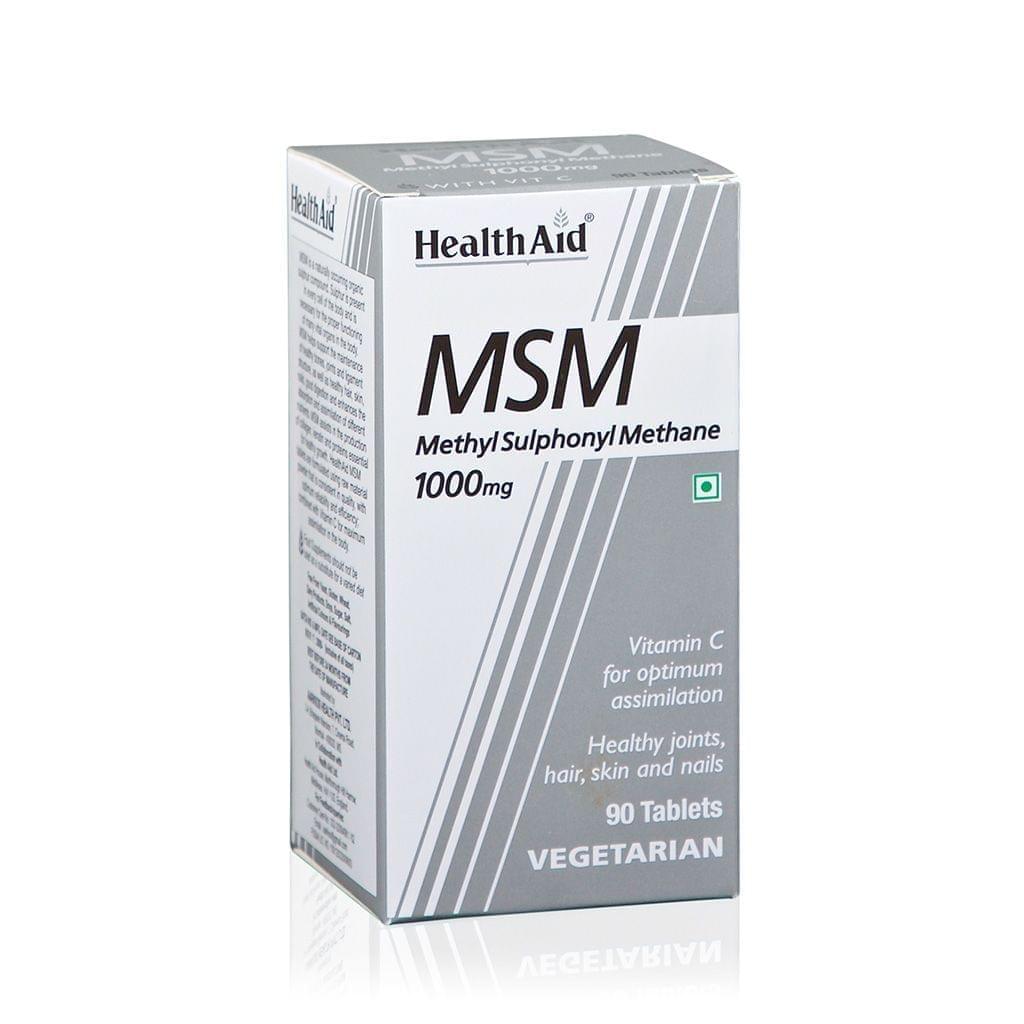 HealthAid - MSM 1000mg-90 Tablets