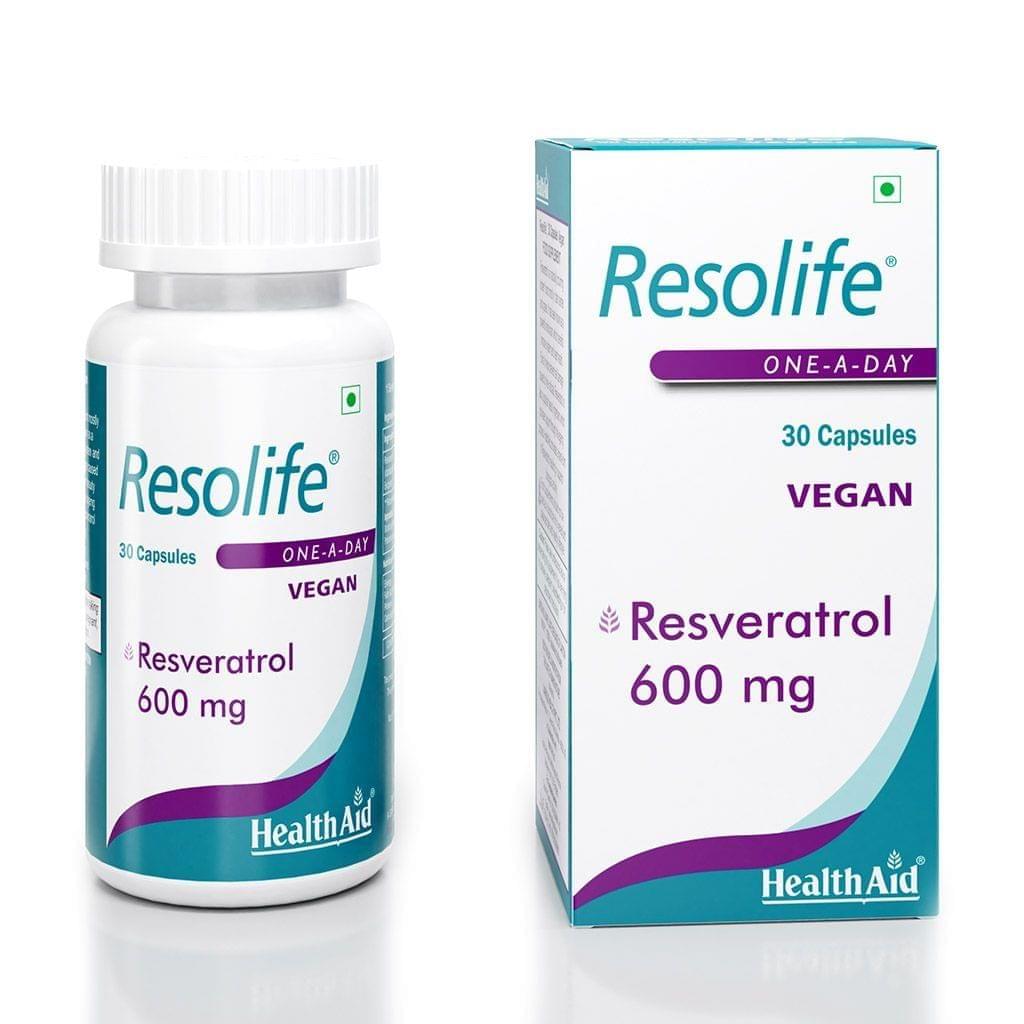 HealthAid - Resolife (Resveratrol 600mg)-30 Capsules