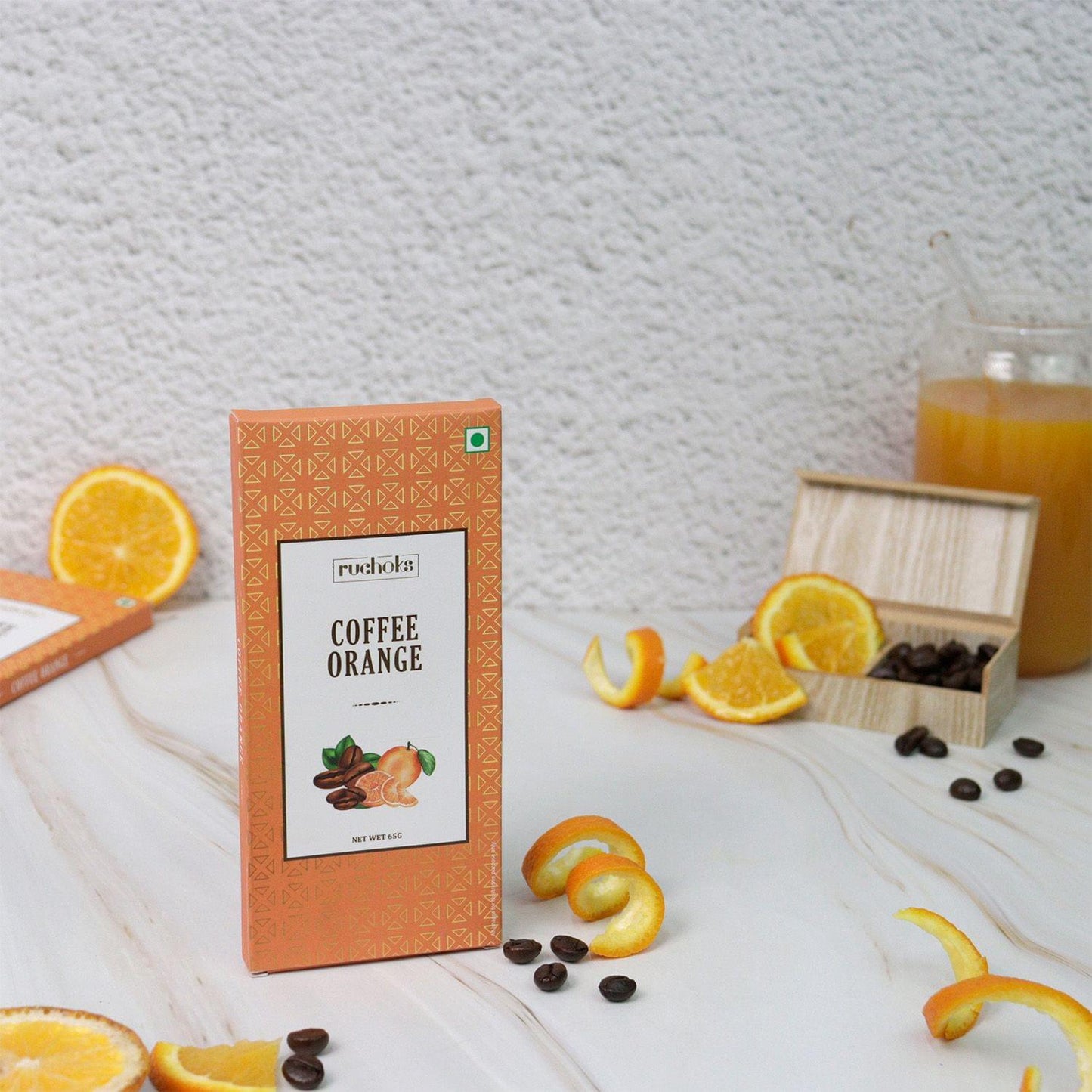 DIBHA DIBHA RUCHOKS - Coffee Orange Chocolate Bar 65g