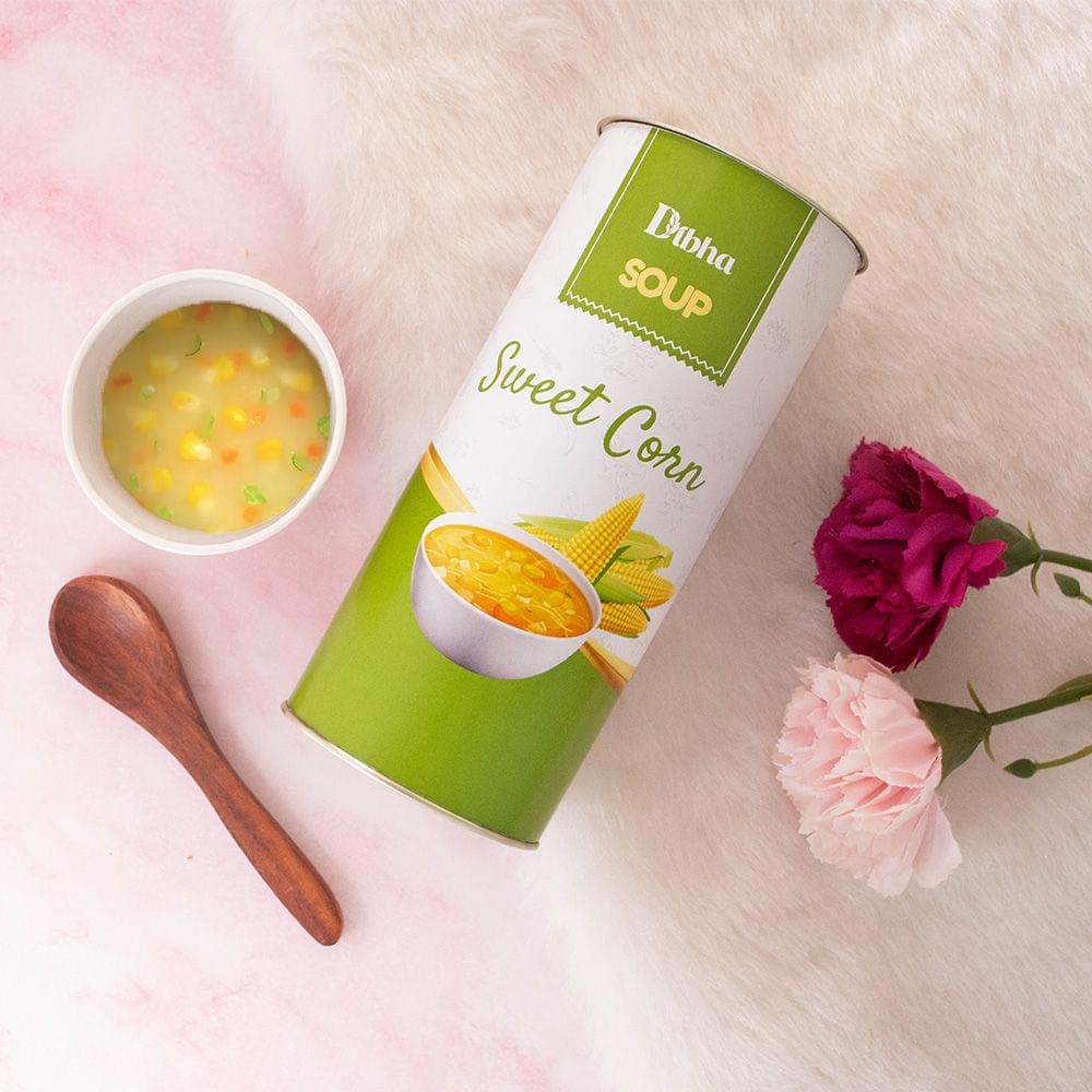 DIBHA - Instant Sweet Corn Soup 50g (Ready to Drink Instant Soup Cups)