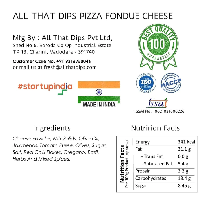 All That Dips - Pizza Fondue Cheese