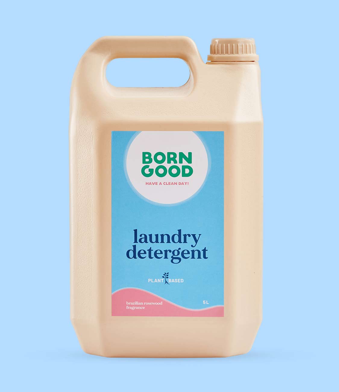 Born Good Plant-based Fragrance Laundry Detergent (Brazilian Rosewood) - 5 L Can