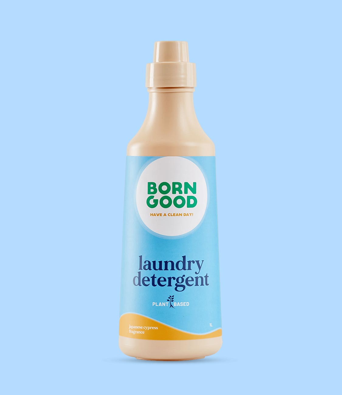 Born Good Plant-based Fragrance Laundry Detergent (Japanese Cypress) - 1 L Bottle