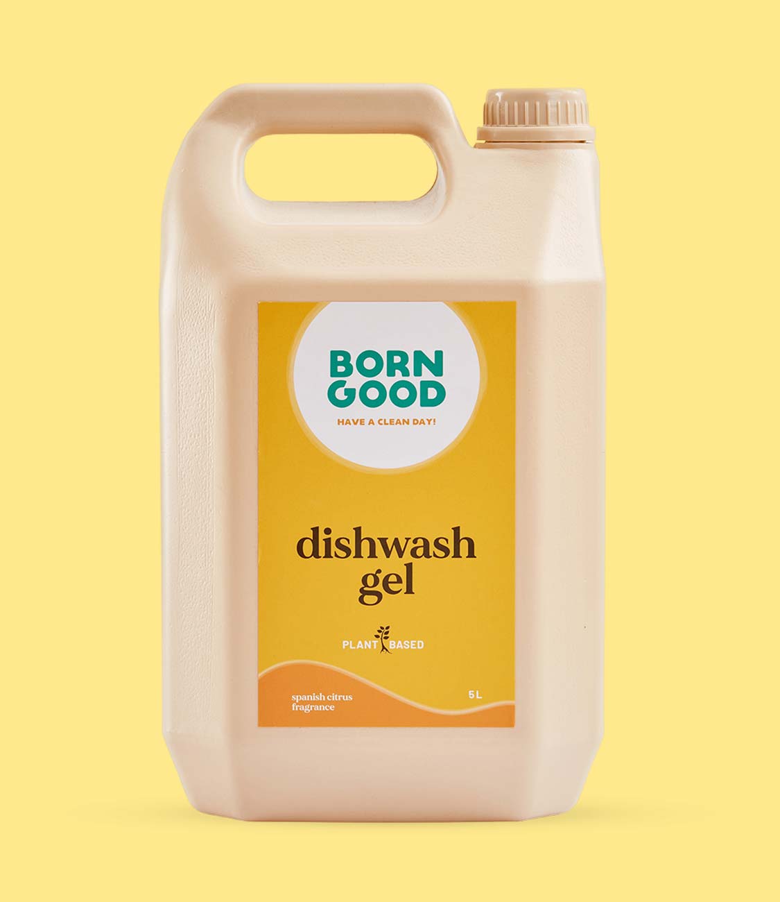 Born Good Plant-based Dishwash Gel -  5 L Can