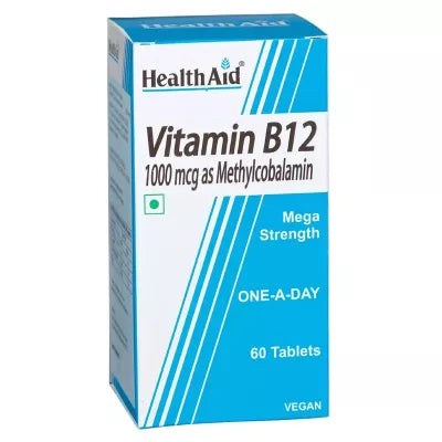 HealthAid Vitamin B12 1000Mcg Mega Strength Tablets (60tab)