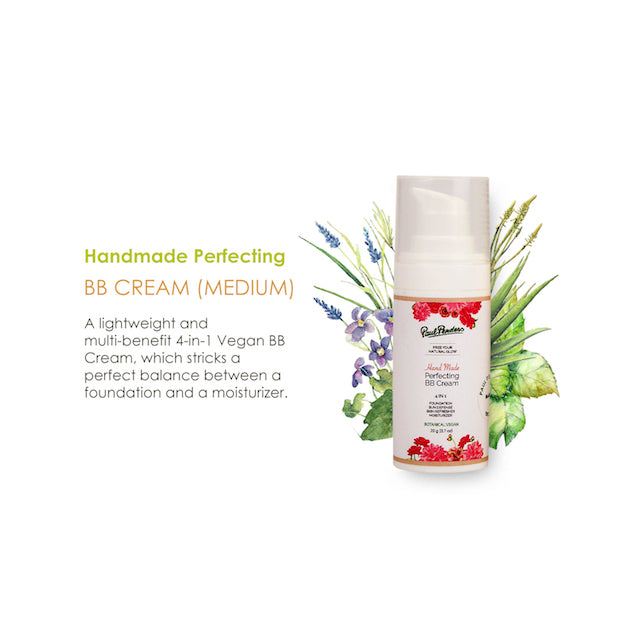 Paul Penders Hand Made Perfecting BB Cream | Free Your Natural Glow 4 IN 1 Vegan Special Care BB Cream - Medium 20g
