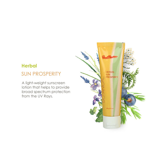 Paul Penders Herbal Sun Prosperity Sun Screen Lotion With Light Weight Non-Greasy Formula for All Skin Types 100ml