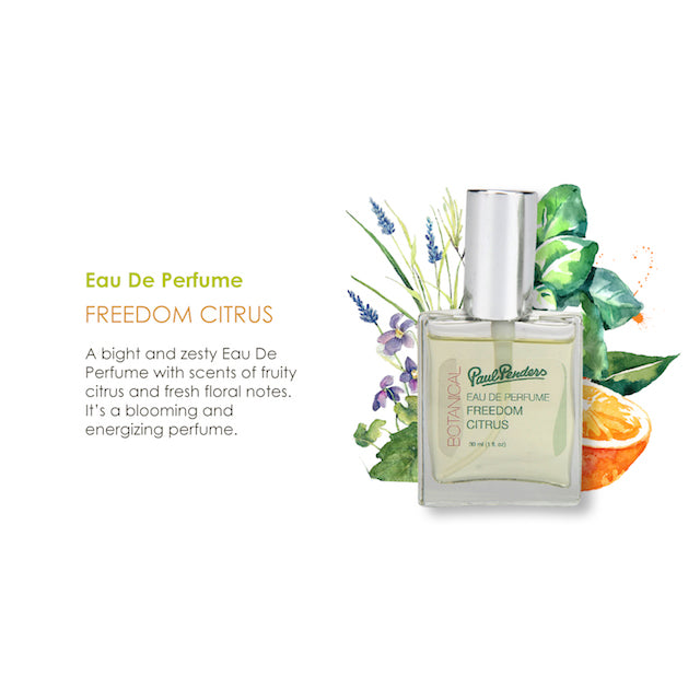 Paul Penders Eau De Perfume Freedom (Citrus Floral Zests) | Fruity Citrus & Fresh Floral Notes 30ml