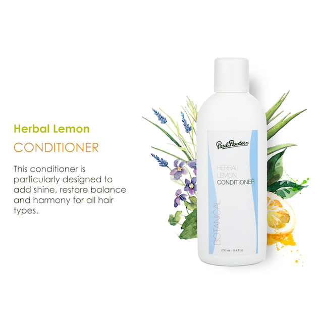 Paul Penders Herbal Lemon Natural Conditioner For Detangling With Light-Weight Formula For Silky Smooth Hair 250ml