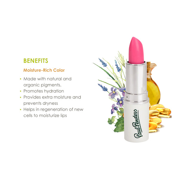 Paul Penders Hand Made Natural Cream Lipstick For A Natural Look | Moisture Rich Colour - Sish 4g