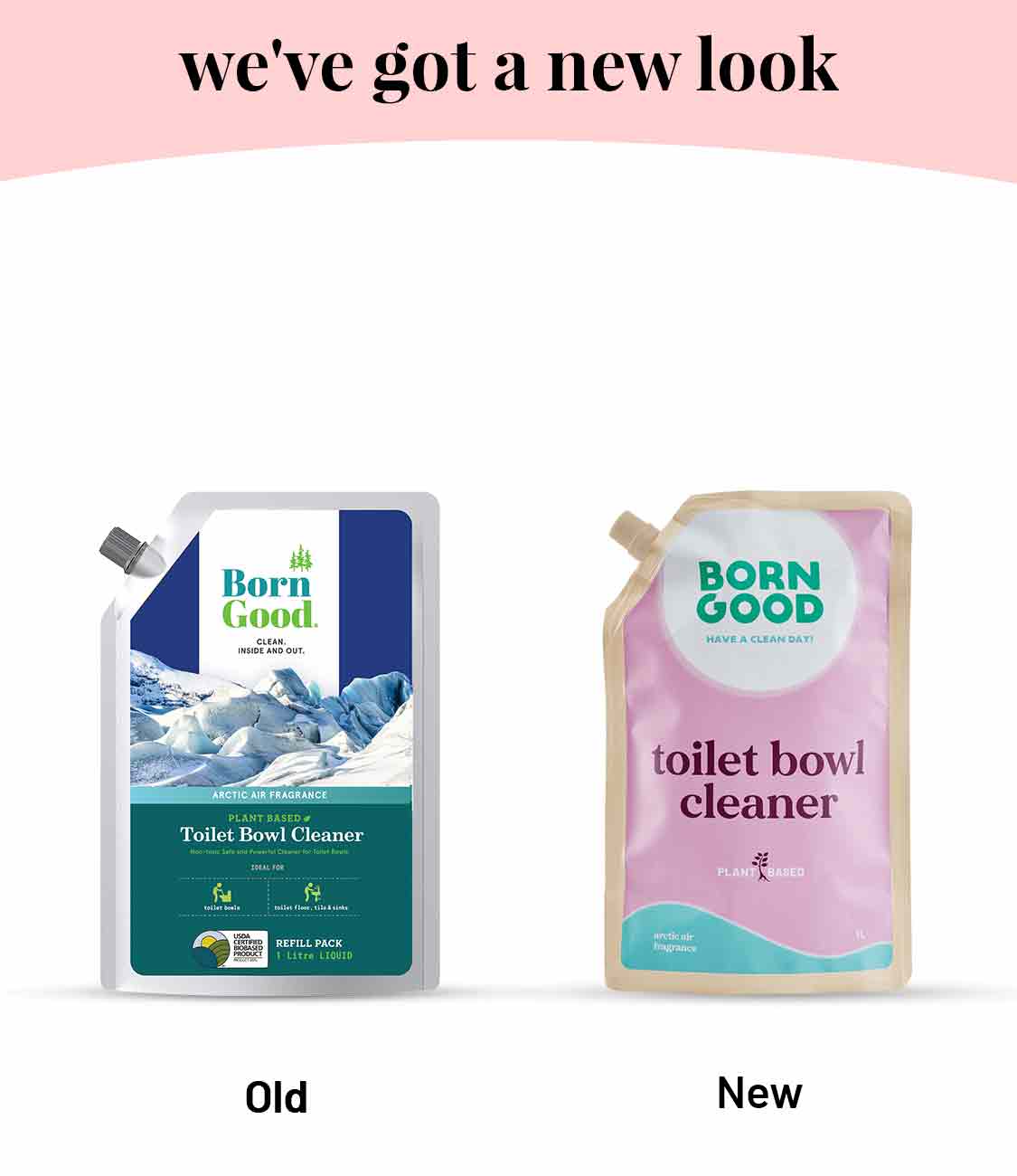 Born Good Plant-based Toilet Bowl Cleaner -  1 L Refill