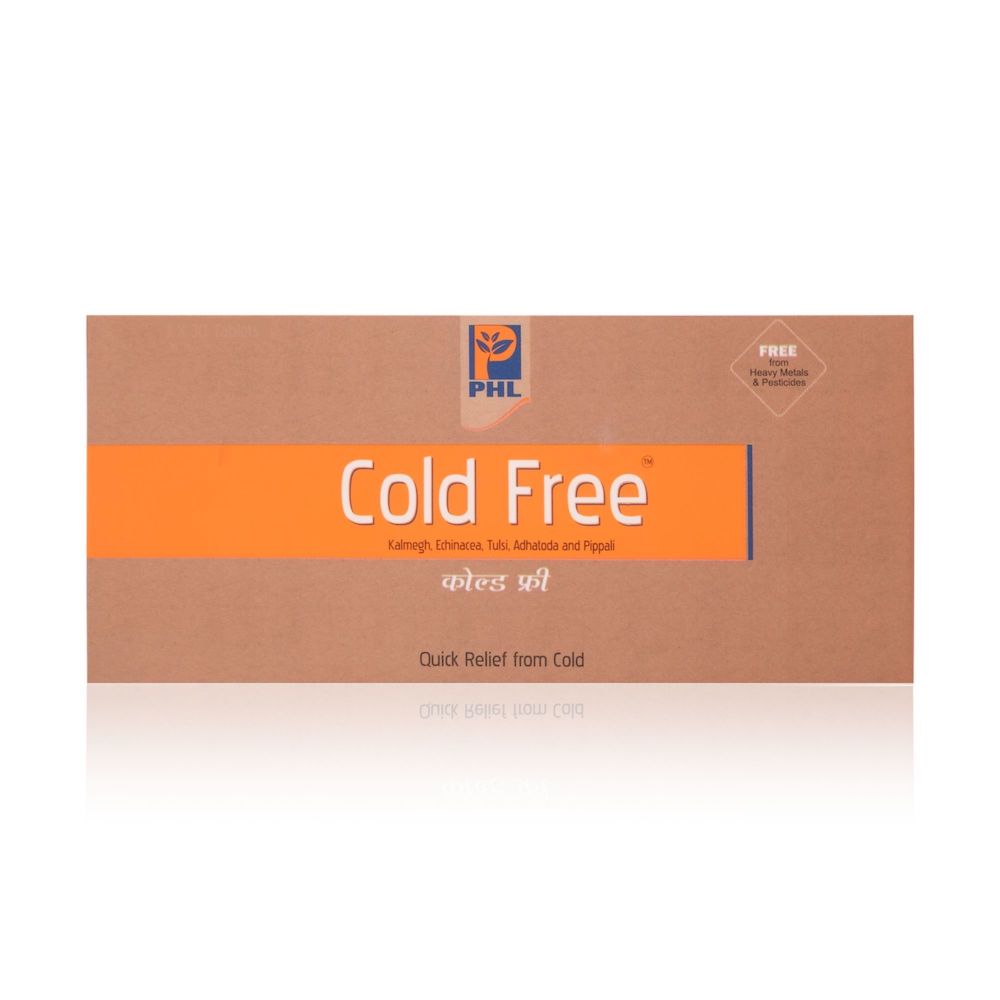 PHL Cold Free Tablets (Pack of 30 Tablets)
