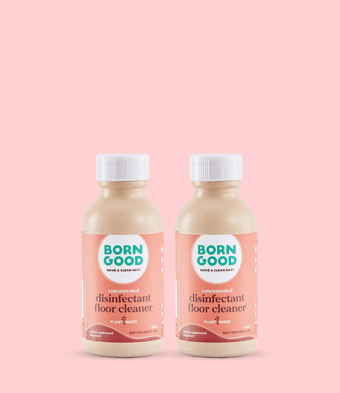 Born Good Plant-based Concentrated Floor Cleaner 50ml x 2 (Makes 1 L)