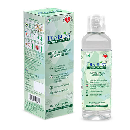 Diabliss Herbal Water - 500ml For Blood Glucose Management, Enhancing Healthy Hair and Hypertension Management