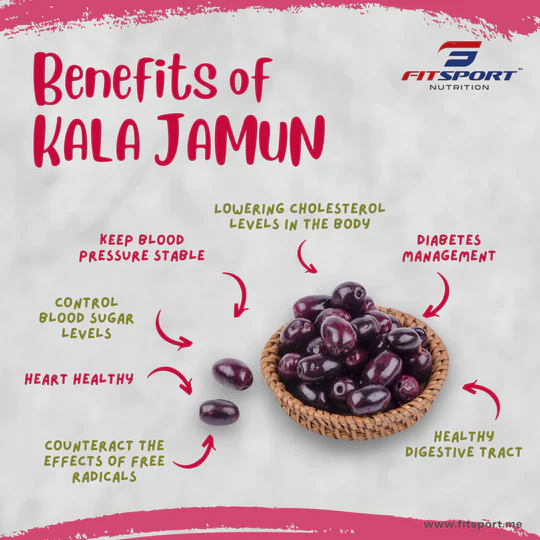 FitSport - Happy Jamun | Healthy Snack I More than 80% Dry Fruits (Black Jamun, Almonds,Sunflower & Pumpkin Seeds,) | Pack of 6 Nutrition Bars 30 gm each - 180 Gm