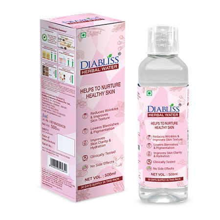 Diabliss Herbal Water - 500ml For Blood Glucose Management, Enhancing Healthy Hair and Hypertension Management