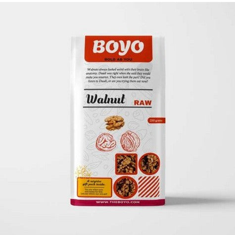 THE BOYO 100% Natural California Walnut Kernels 250g Without Shell for Morning Consumption Dry Fruit, Omega-3 Rich