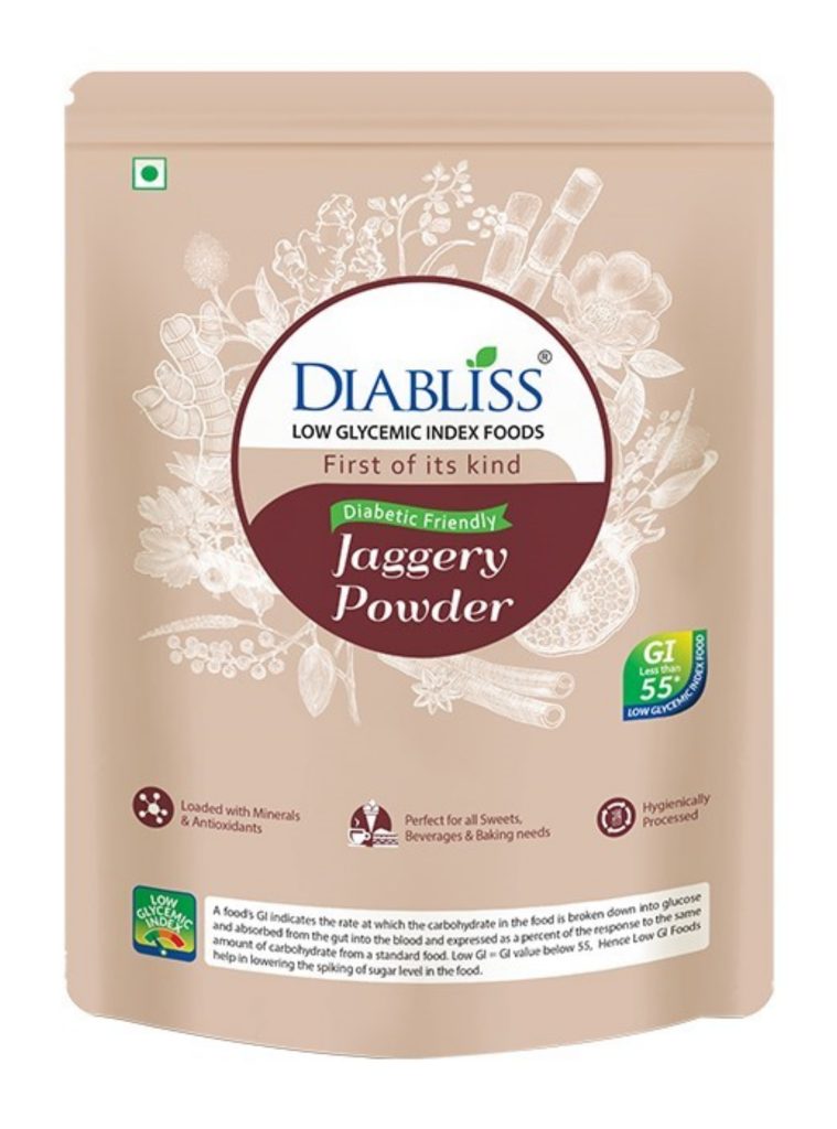 DiaBliss Diabetic Friendly Low Glycemic Index Jaggery Powder