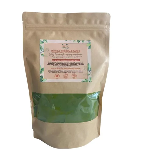Daivik Moringa Miracle Moringa Powder | 100% Natural | Immunity Booster, Anti Aging, Anti Oxidant | 500 gms