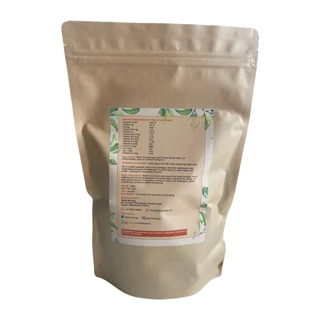 Daivik Moringa Miracle Moringa Powder | 100% Natural | Immunity Booster, Anti Aging, Anti Oxidant | 500 gms