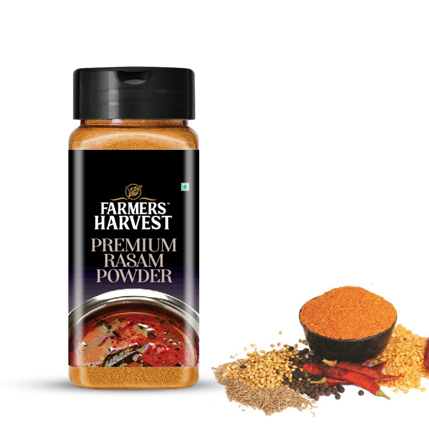 Farmers Harvest Premium Kitchen King Masala Powder, Sambar Powder, Coriander Powder and Turmeric Powder