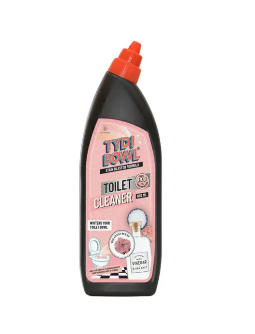 TYDI BOWL Toilet Cleaner Liquid, Hard Water Stain Remover with Vinegar Powered, Non-Toxic, Child Safe & Pet Safe, The Clean Scent