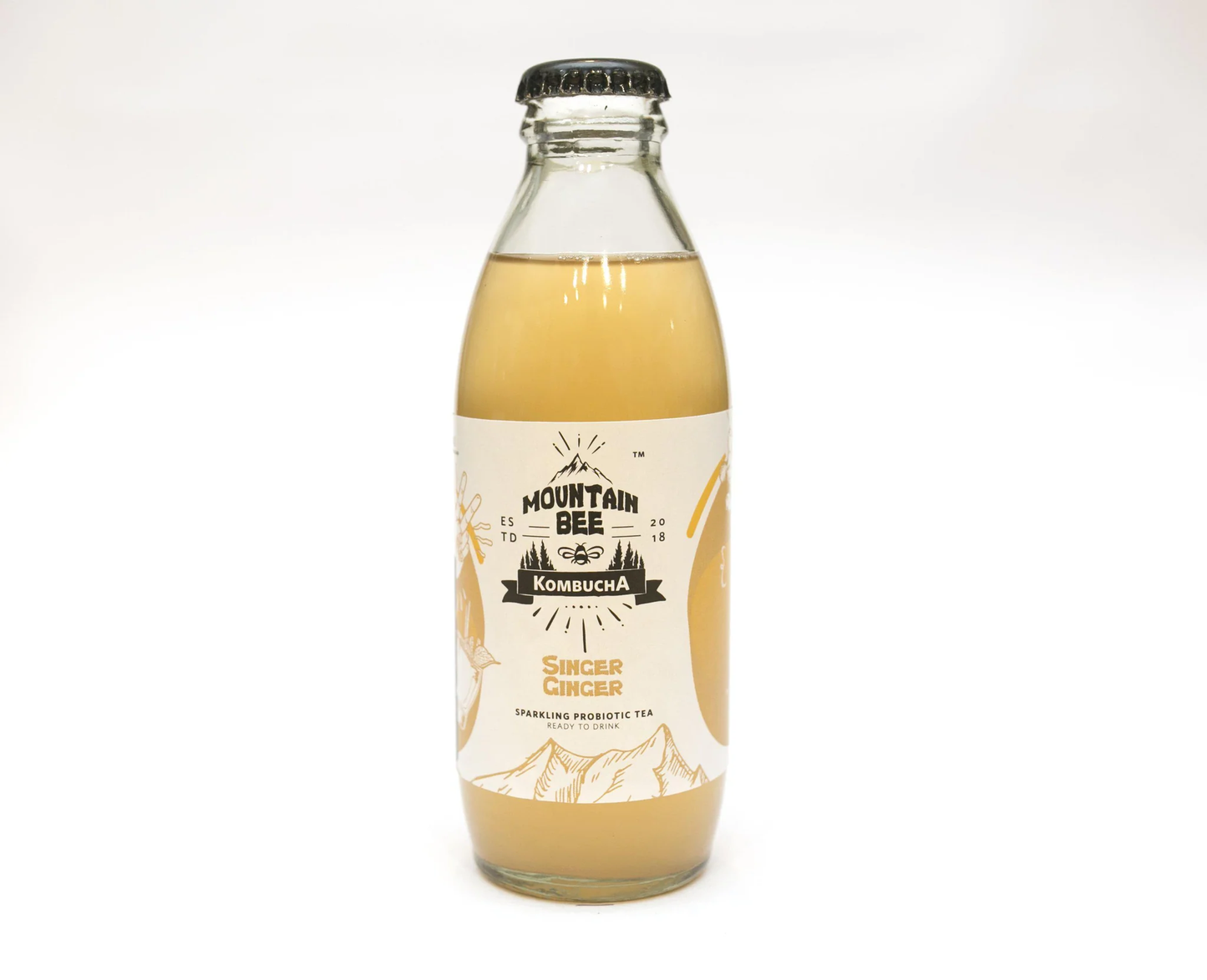 Mountain Bee Kombucha - Singer Ginger (Pack of 6)