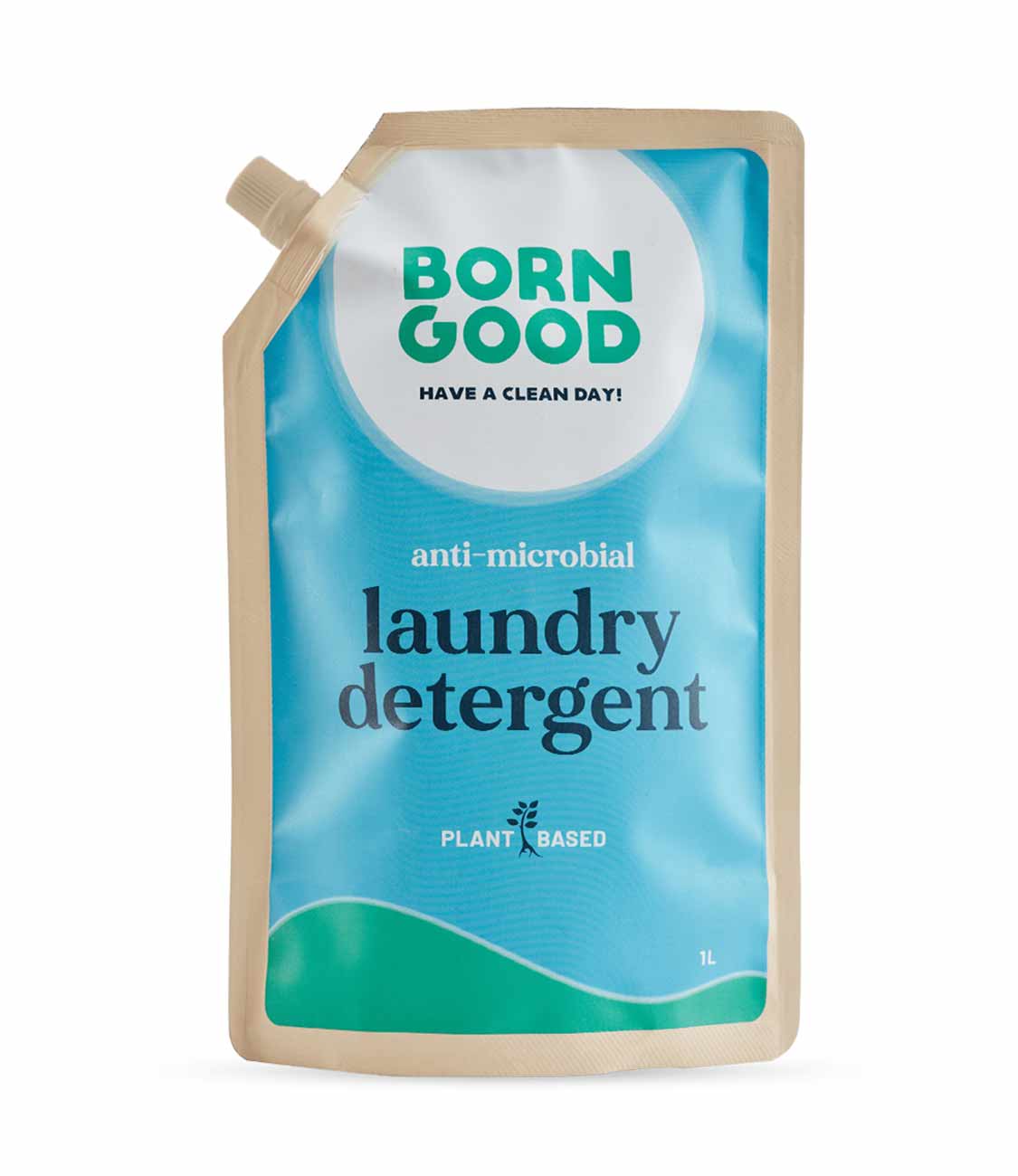 Born Good Plant-based Anti Microbial Laundry Detergent - 1 L Refill