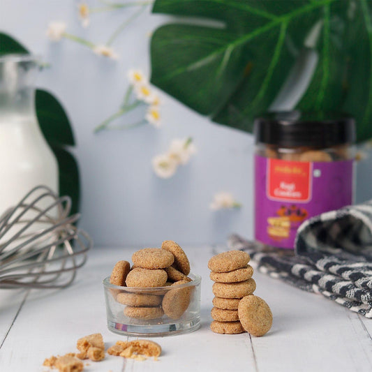 DIBHA RUCHOKS - Ragi Cookies 70g (100% Pure, Crispy, Crunchy, and Perfect for snacking)