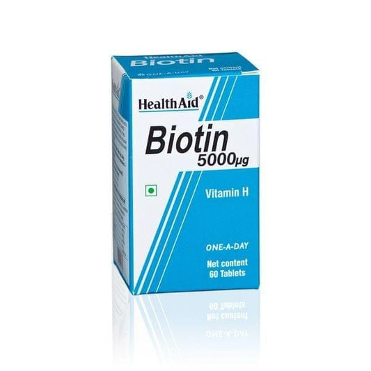 HealthAid - Biotin 5000ug -60 Tablets