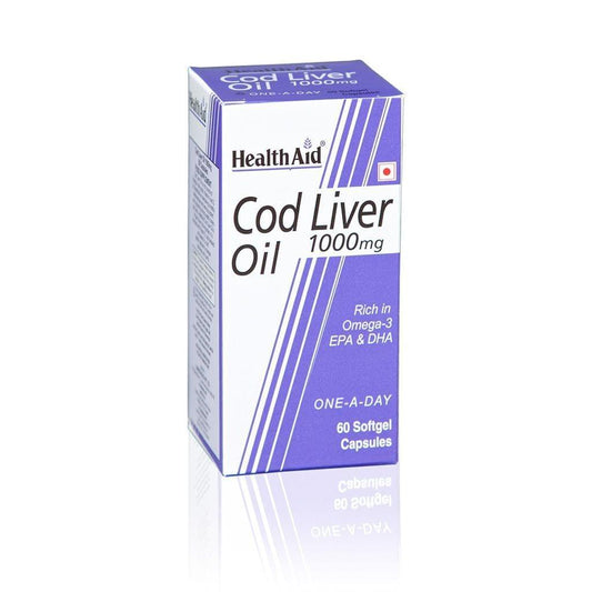 HealthAid - Cod Liver Oil 1000mg -60 Capsules