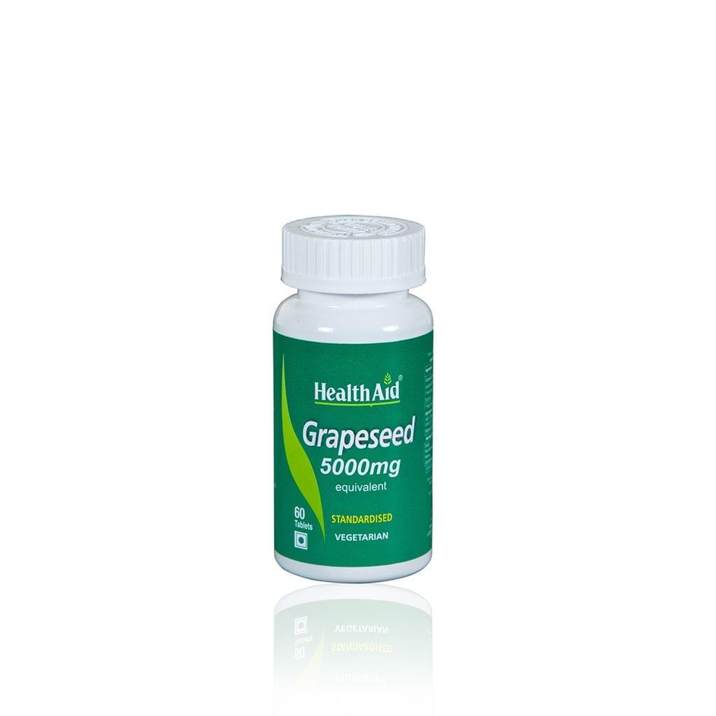 HealthAid - Grapeseed Extract 5000mg (Equivalent) -60 Tablets